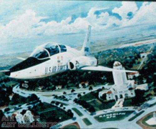 T-38 OVER TAJ